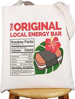Spam Musubi Tote Bag - Spam Musubi Lover Hawaiian Foodie Gifts - Hawaii Vacation Travel Bag