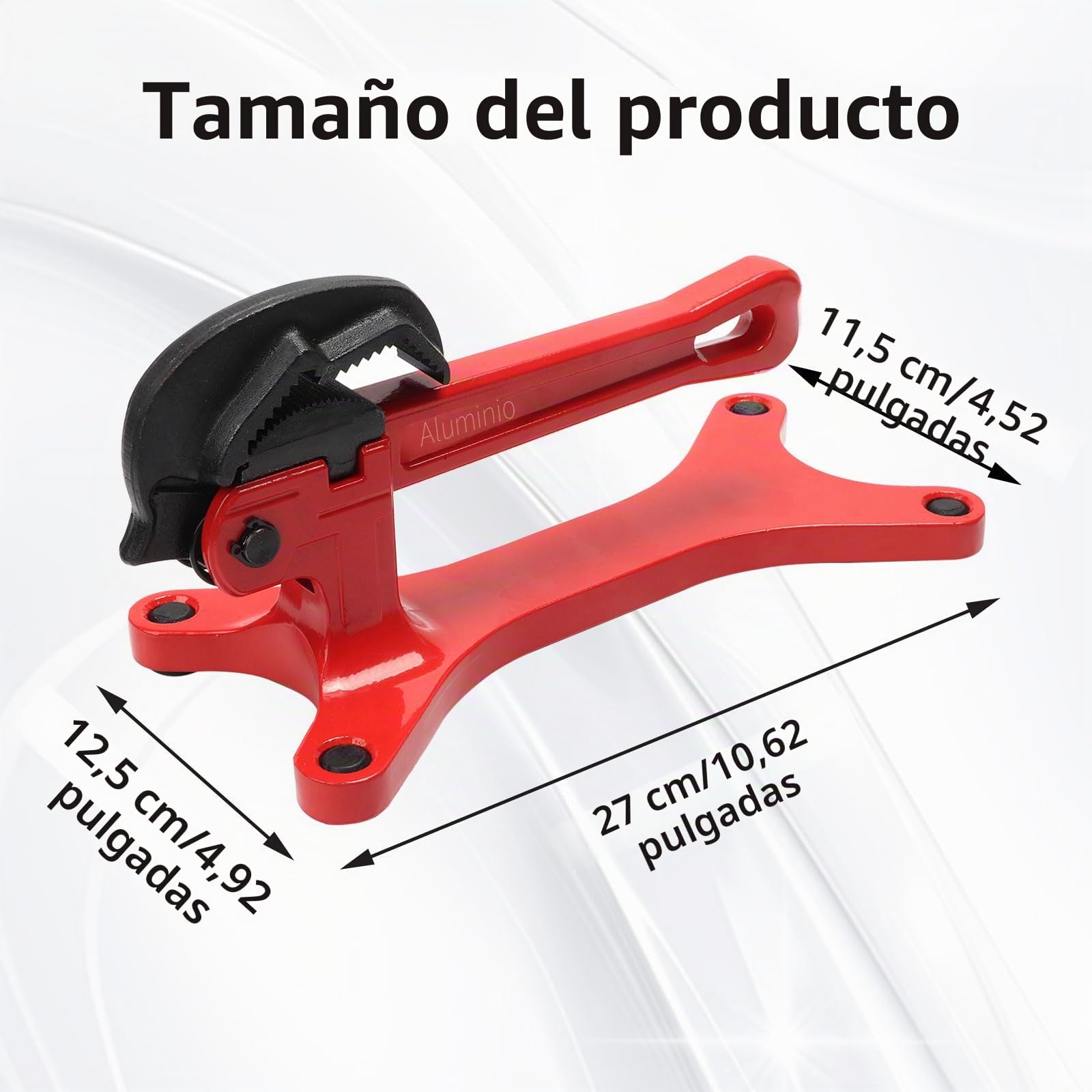 Vicio Tubería Portátil, Abrazadera de Tubería Portátil Multifuncional, Visor de Apretación, Autotensión, Abrazaderas de Tubo Manual Fijo para Tuberías, Accesorios, Válvulas