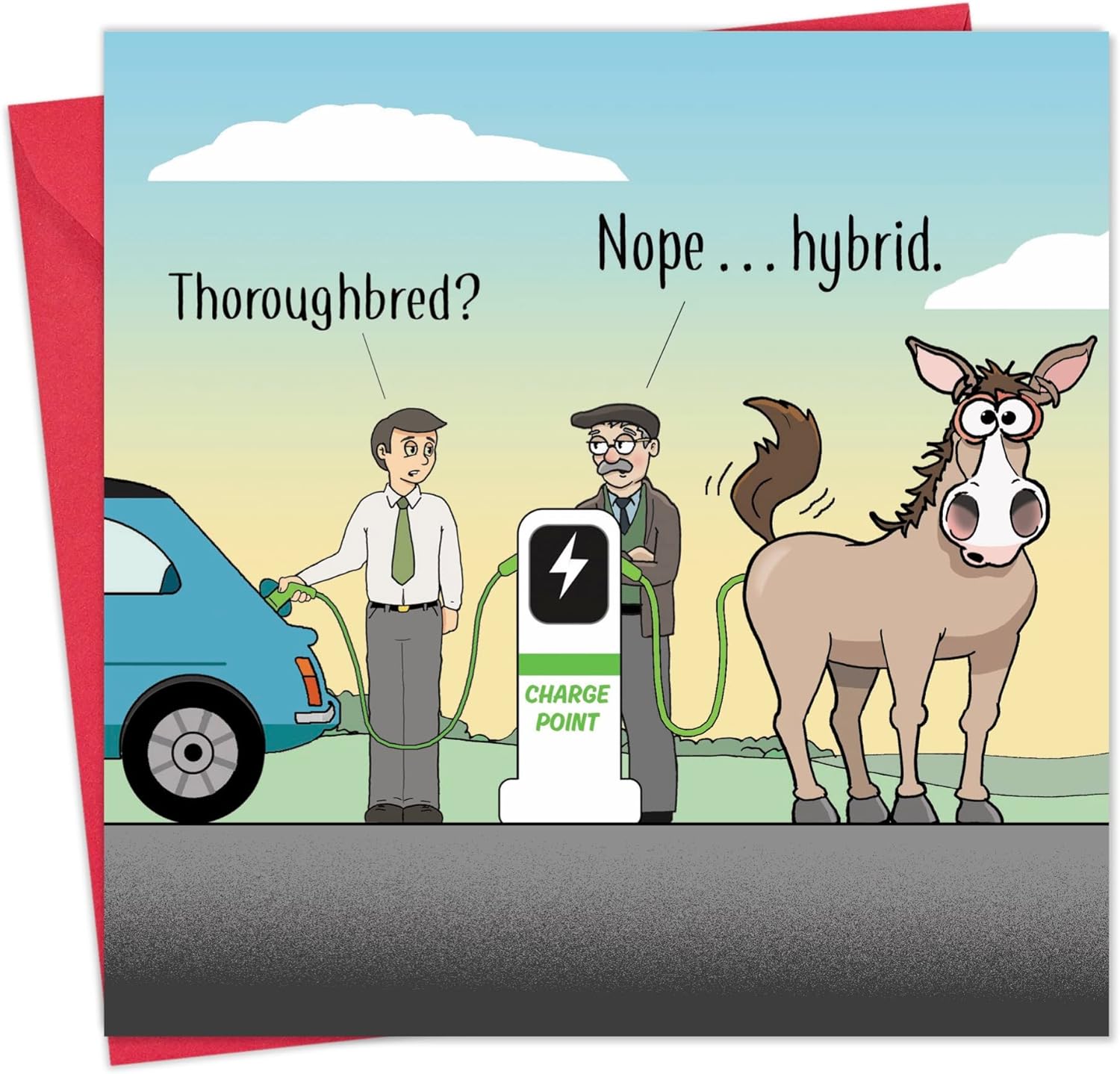 Twizler Funny Card With Speed Camera, Car And Flasher - Blank Card - View #11