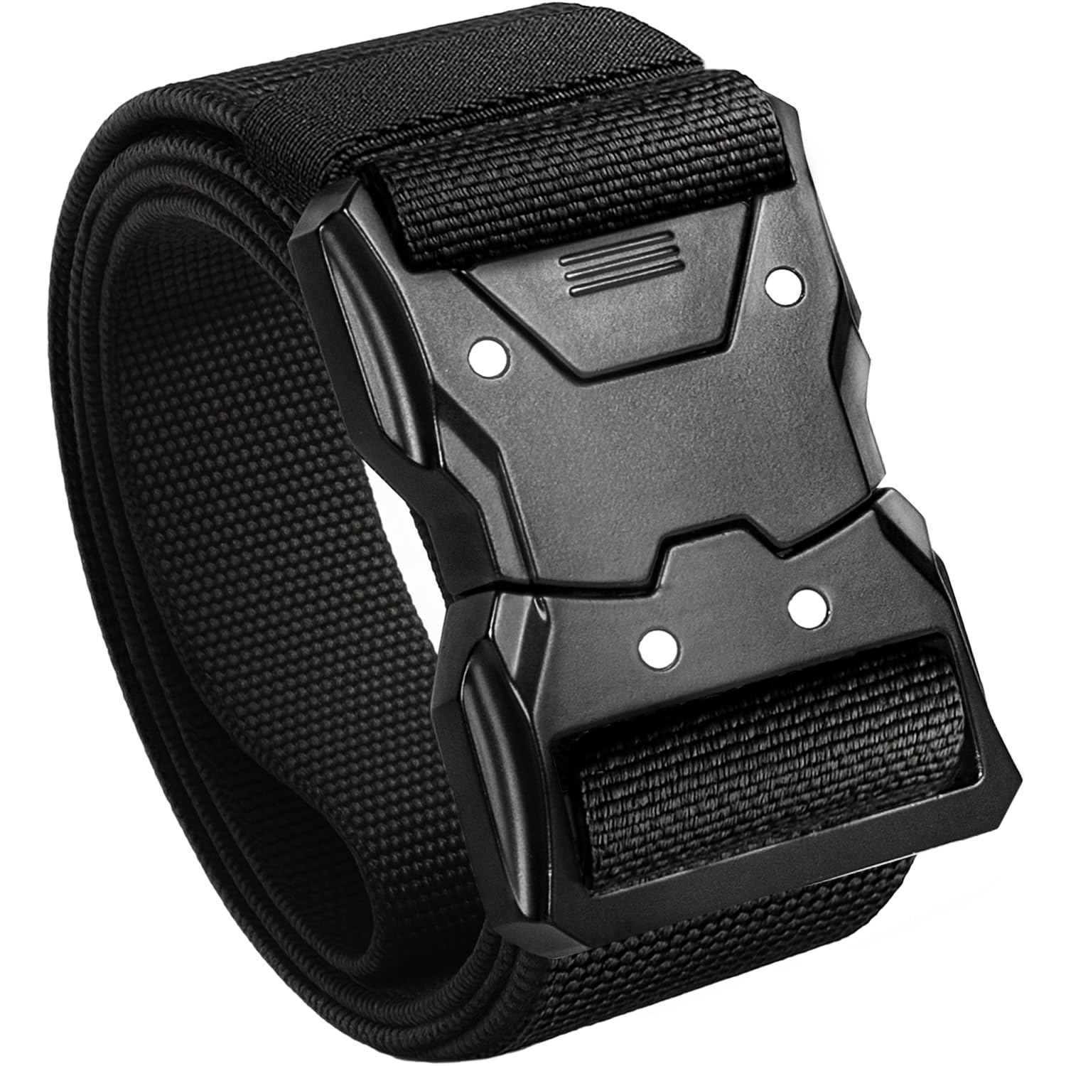 TECEUM Tactical Belt – Heavy-Duty &amp; Quick Release – Military, Work, Rigger, Duty &amp; Utility Belt for Men
