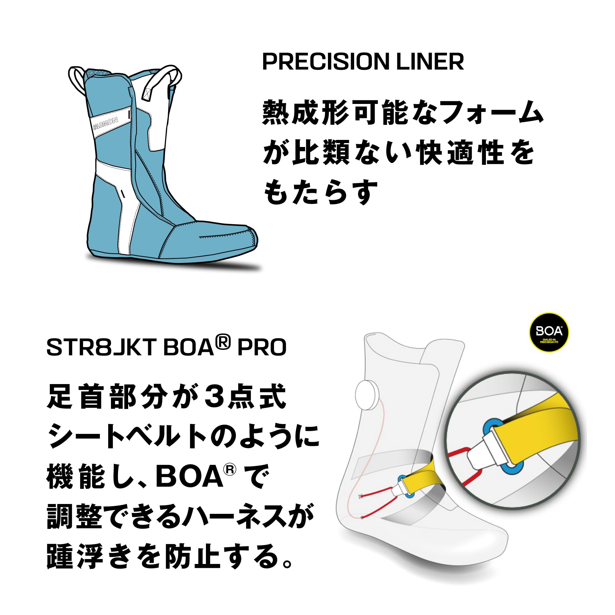 Amazon | サロモン(SALOMON) スノーボードブーツ ECHO LACE SJ BOA