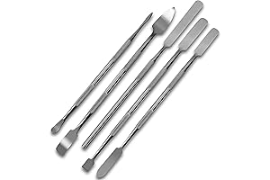 SURGICAL ONLINE Metal Spatula 5 pcs, Double-Sided Tools for Wax