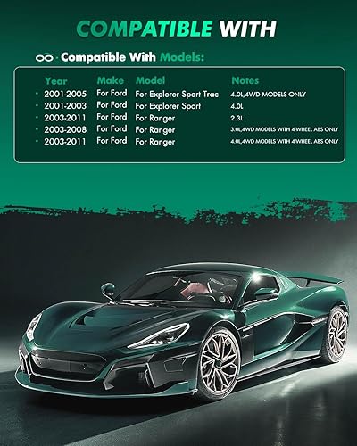 Miniatura 523 de SCITOO Juego de 2 frenos de freno ranurados traseros para Chrysler Town & Country, 08-16 para Dodge Grand Caravan, 09-13 para Dodge Journey, 12-15