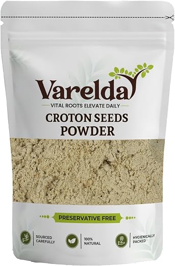 VARELDA Croton Seeds Powder - Jamalghota Beej Powder - Croton Tiglium (3000 Grams)
