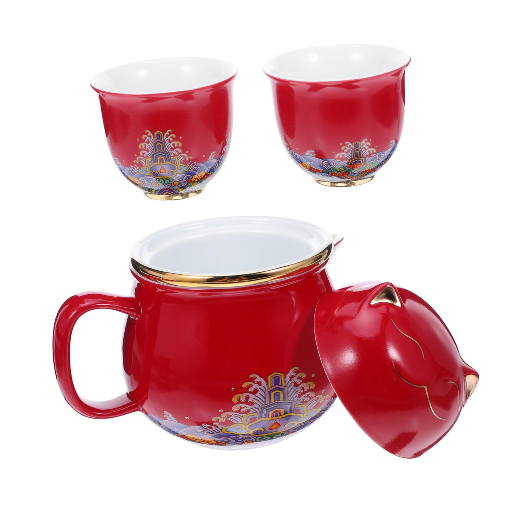Service à thé portable en porcelaine pour infuser vos thés en vrac proprement au bureau