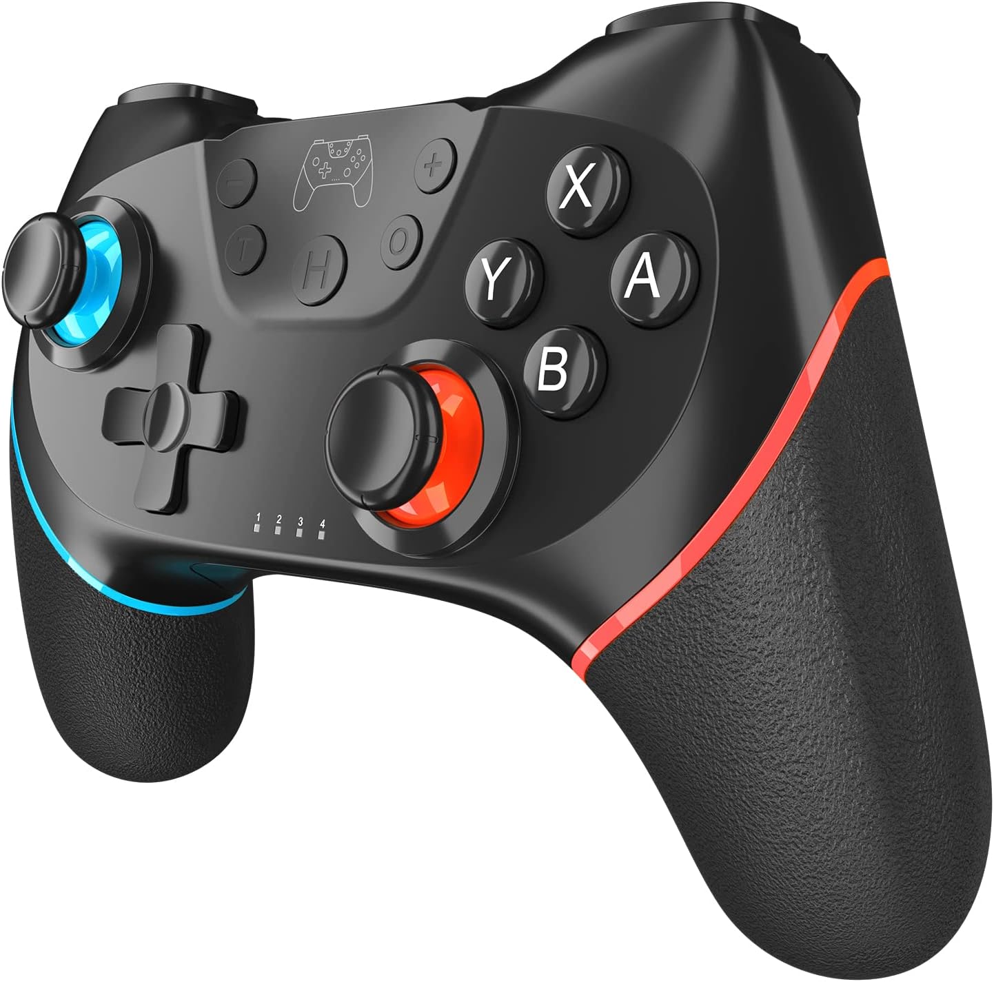 Primajor Mando Switch Inalámbrico 1 Primajor Mando Inalámbrico para Nintendo Switch/Lite, Mando Switch pro apoya dualshock, Turbo y Giroscopio con Cable de Carga