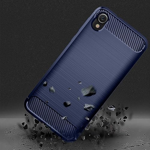 Miniatura 4 de Asuwish Funda compatible con Moto E6 y protector de pantalla de vidrio templado, accesorios de celda de película, cubiertas delgadas de silicona