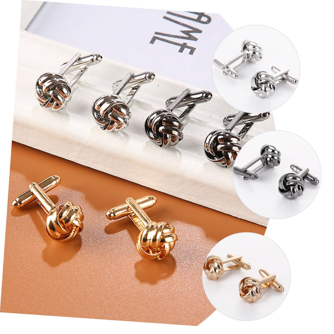 FOMIYES Gemelos Camisa Campo De Golf Brazalete Manga Accesorios De Traje De Hombre Hombres Accesorios Joyas Enlaces Accesorios De Traje De Los Hombres Aleación