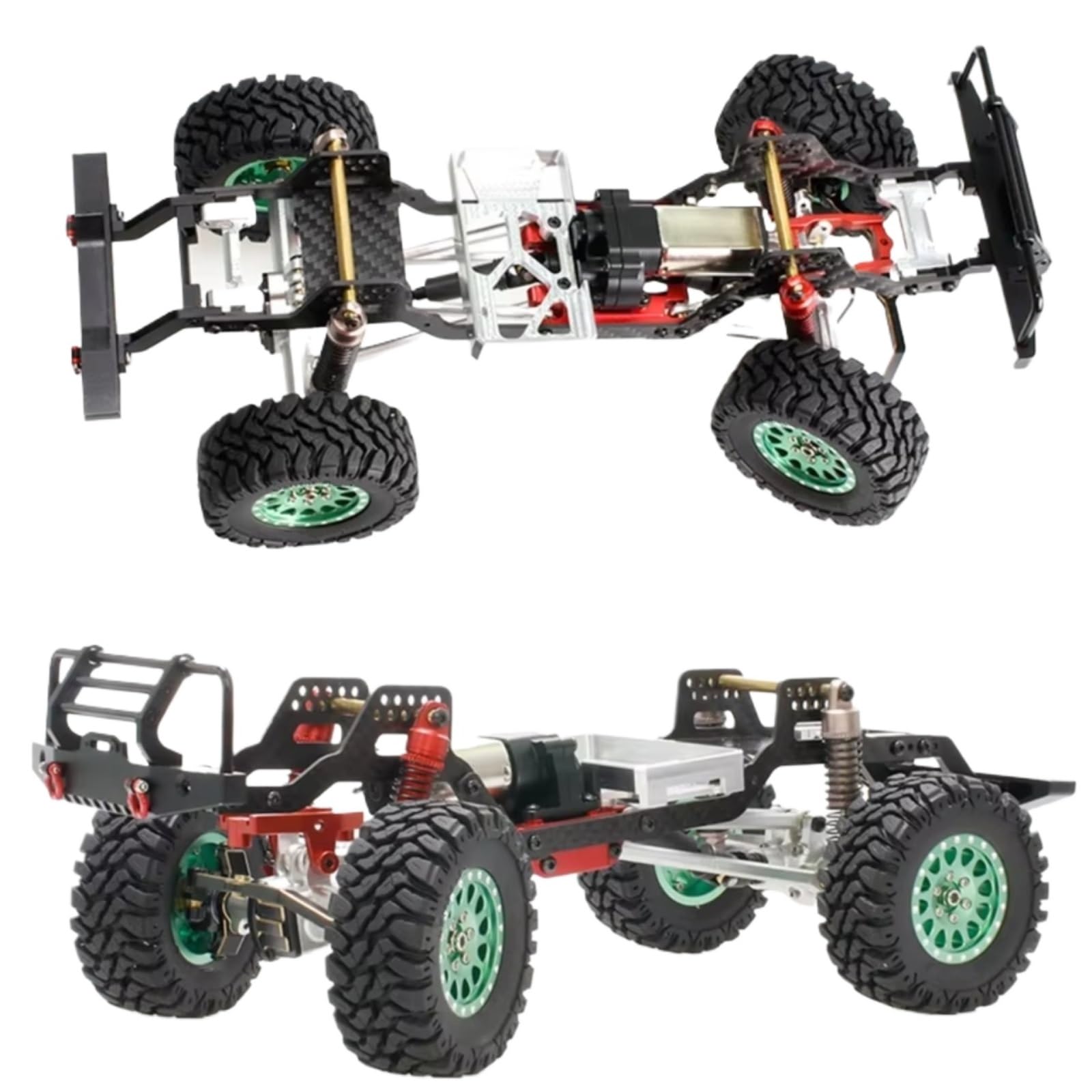 RC Crawler rama dla TRX4M dla LCG 1/18 z włókna węglowego do ramy ramy belki rc crawler akcesoria samochodowe wymiana