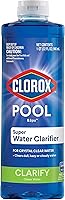 Clorox Pool&Spa Super Water Clarifier - Crystal Clear Pool Water Fast, 1 Quart Concentrated Formula