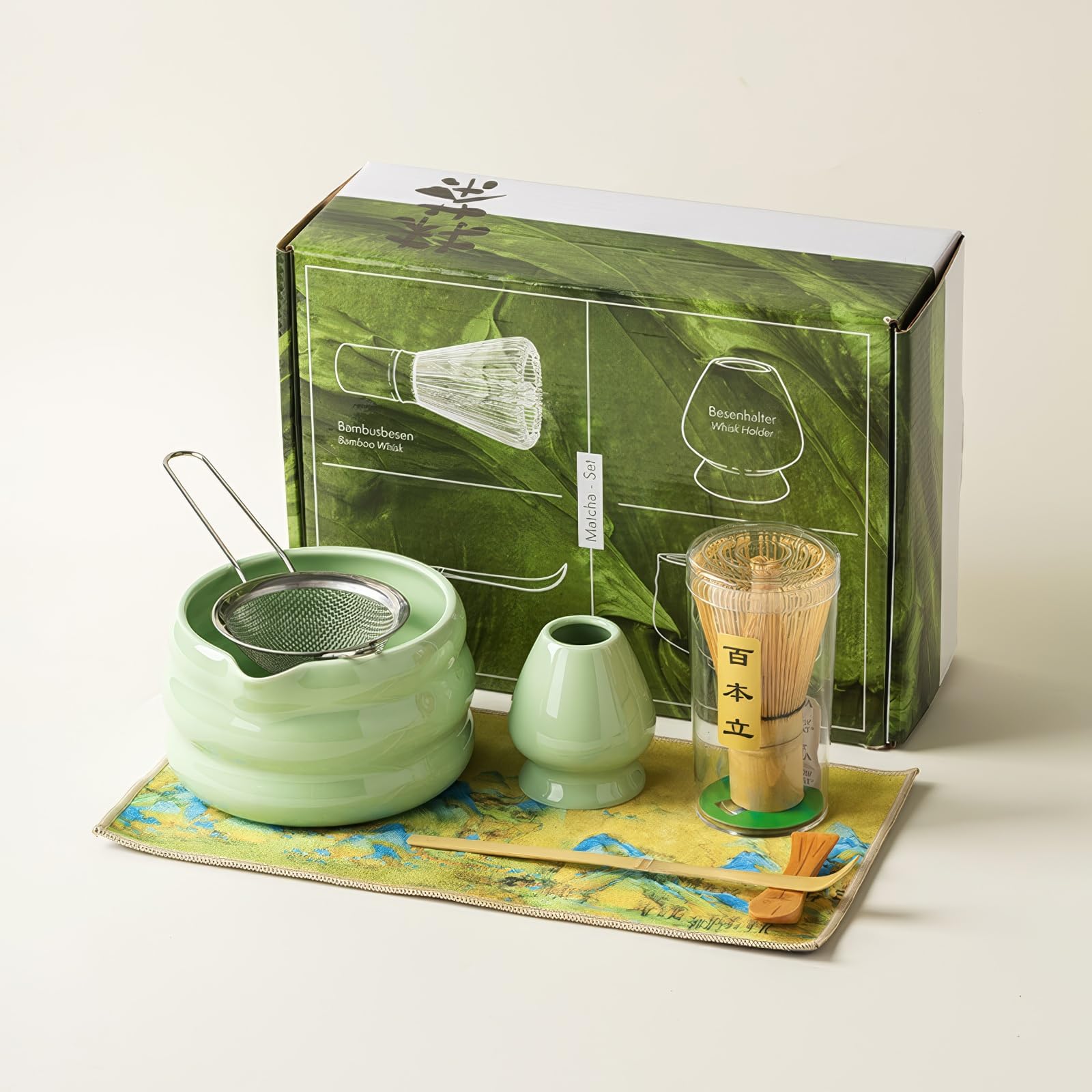 Amazon｜JIKANNOYA 抹茶 セット 抹茶セット 茶道具 初心者 7点セット