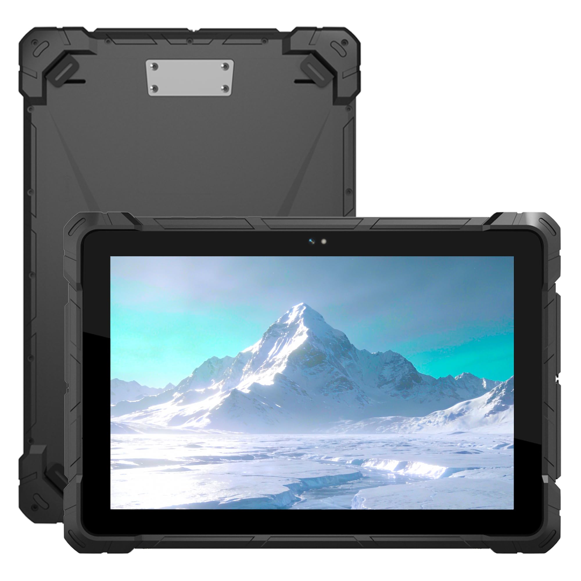 Tablet PC Esterni Win 11 Pro Rugged Tablet Resistente all Acqua Antishock Polvere, N100 CPU, 8GB RAM 128GB ROM, 10,1 Pollici Scansione di Codici a Barre, 8000mAh, 2 USB 3.2, Type-C, RS232