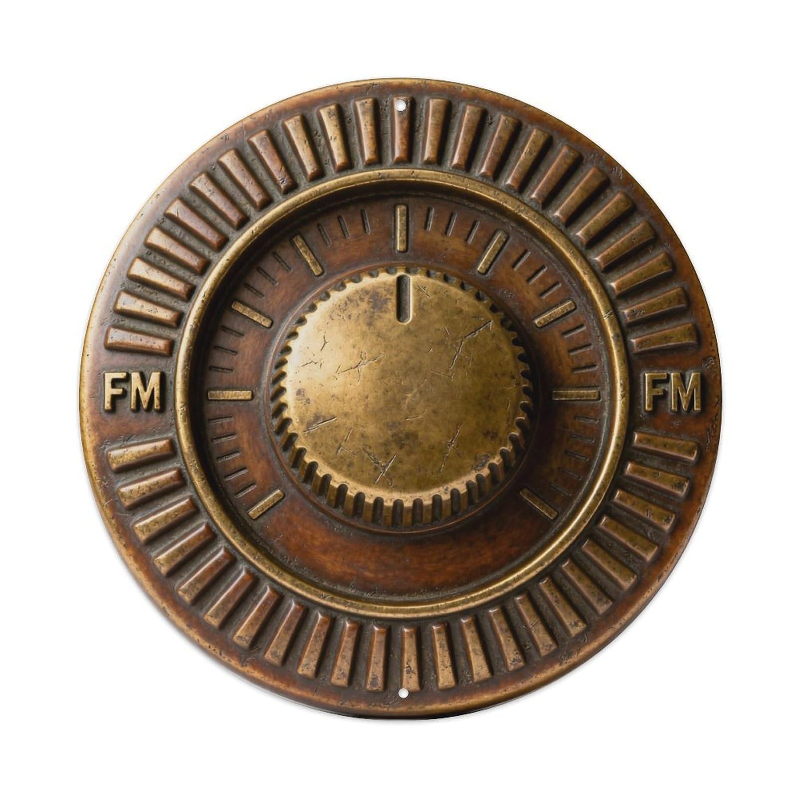Radio Knob Tune Old Song Metal Tin Sign Plaque