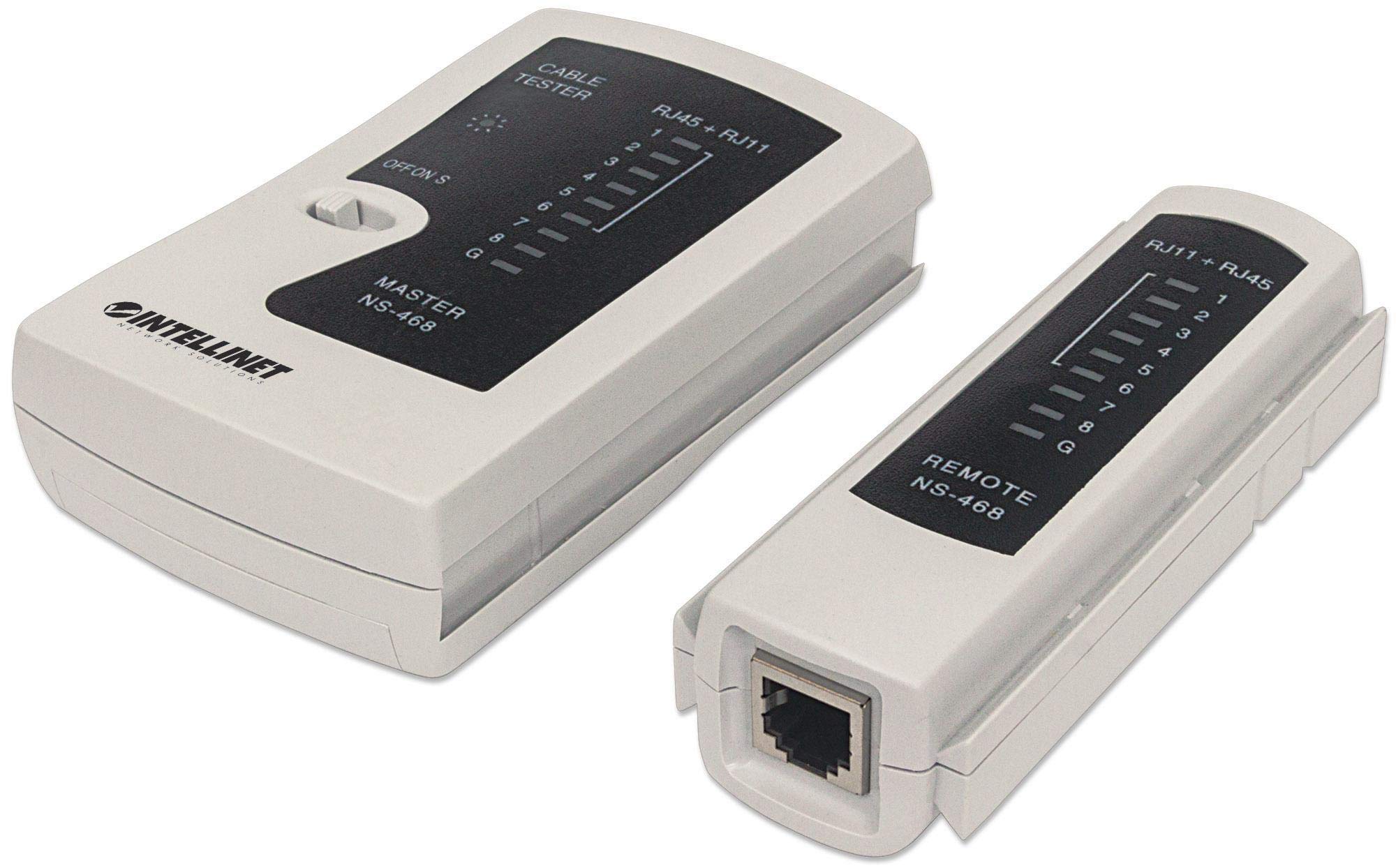 Intellinet Tester Professionale RJ45 e BNC