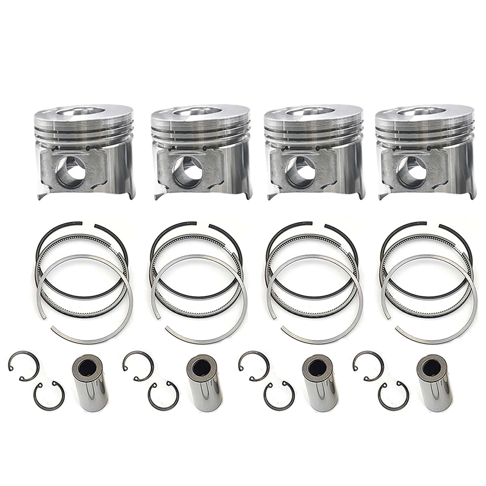 Amazon.com: OCTOT 4pcs 4HF1 piston set 8-97095-585-1 8-97095-585-1
