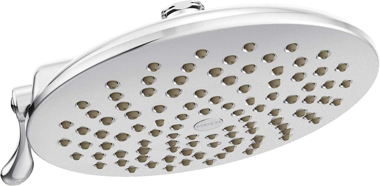 🛒 Crаzу Dеаlѕ Moen S6320BG Velocity Two-Function Rainshower 8-Inch Showerhead with Immersion Technology at 2.5 GPM Flow Rate, Brushed Gold