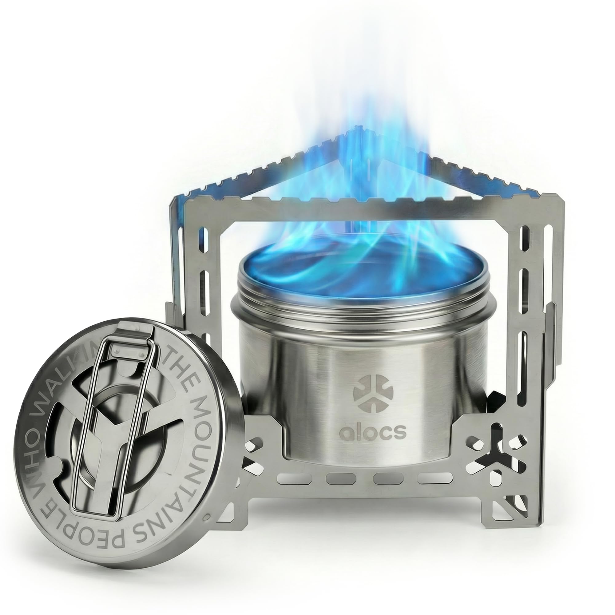 Amazon.co.jp: Alocs 2250W アルコールストーブ - 密閉カバー付き