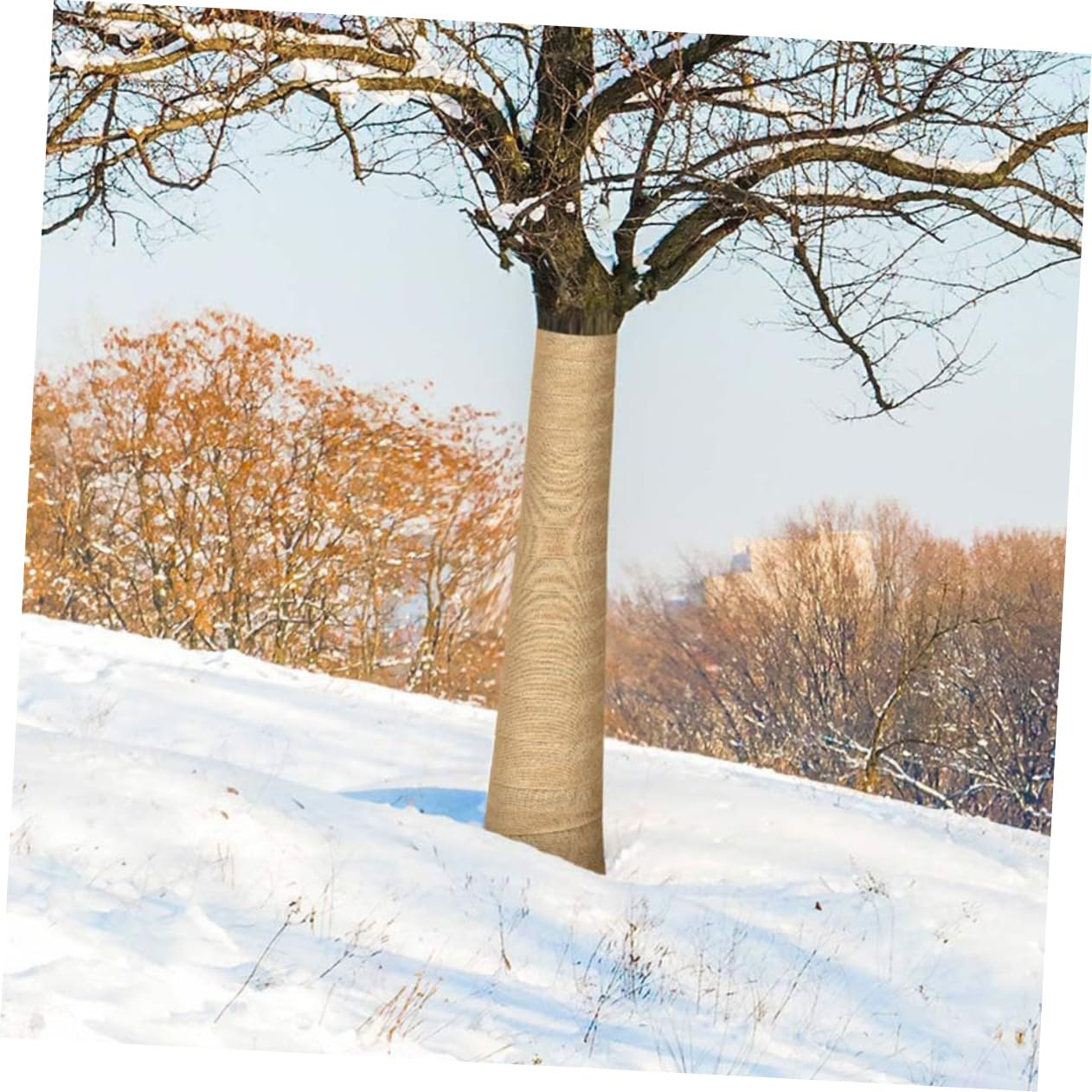 TOYANDONA Nastro Protezione per Alberi e Tronchi in Iuta Naturale 20 Cm