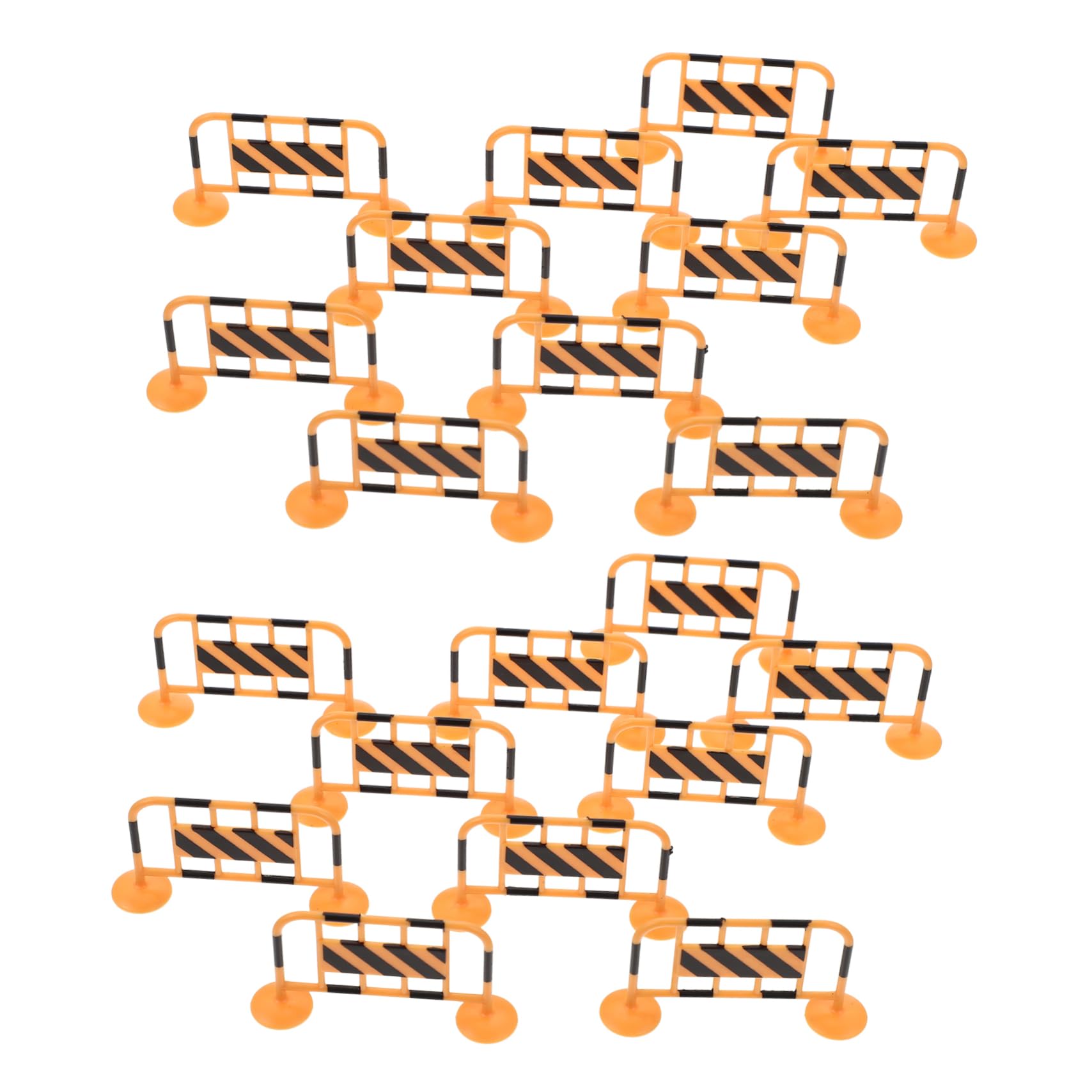 Garneck Educational Traffic Signs Set 20pcs Mini Road Sign Toys Simulation Plaything for Boys and Girls Large Traffic Barricades for Boys Girls