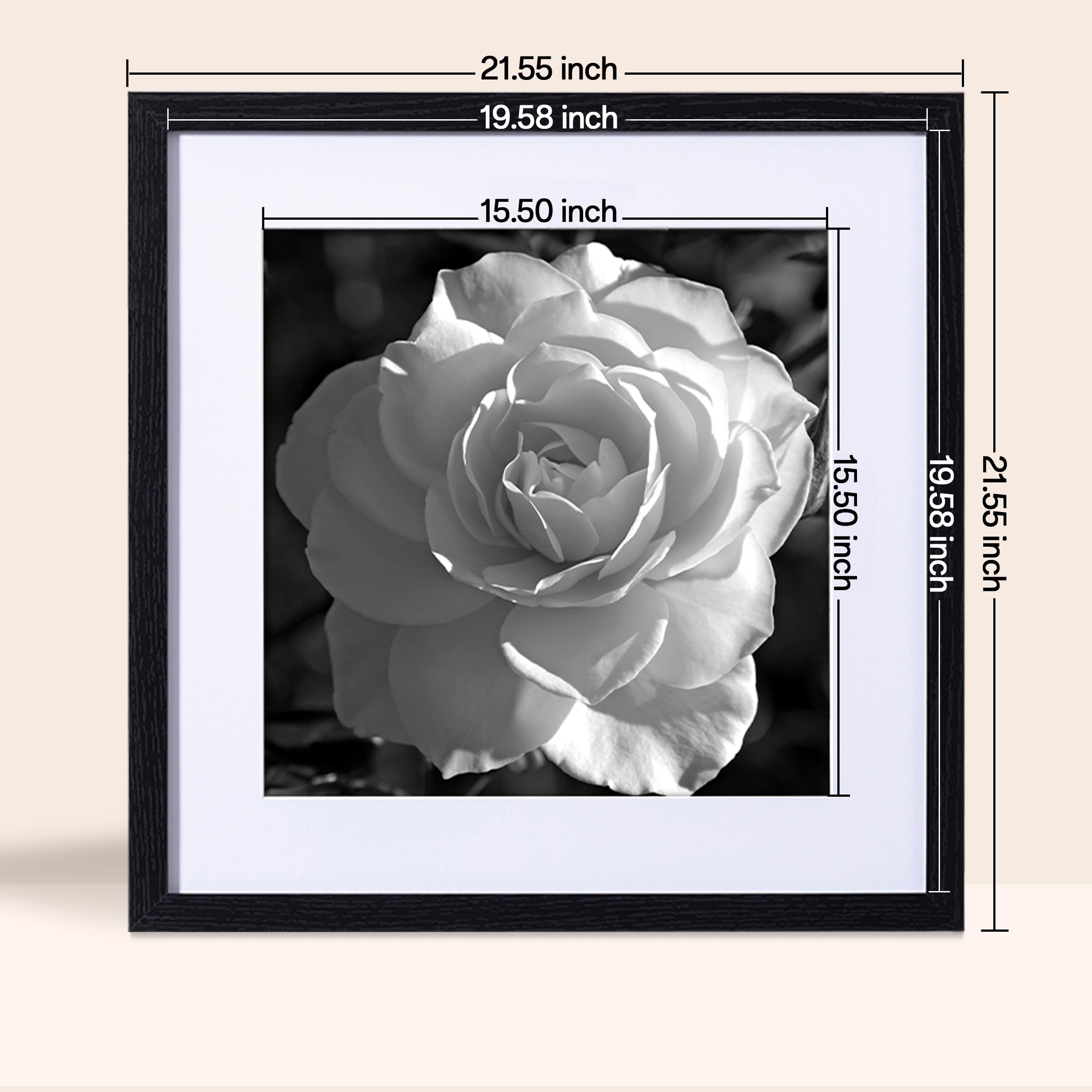 Amazon.co.jp: eletecpro 20x20インチ 写真フレーム 9枚セット