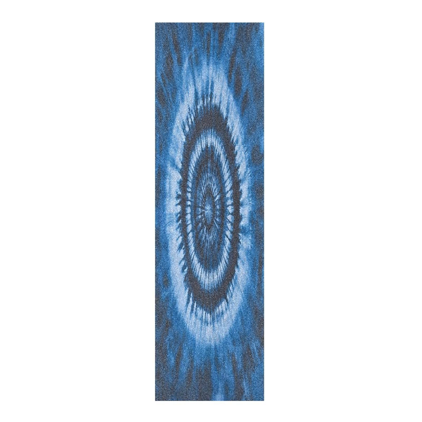 CEBUGI Blue Tie-dye Skateboard Grip Tape 44x10in Waterproof Tear-Proof Longboard Grip Tape Bubble Free Non-Slip Scooter Grip Tape for Girls Boys