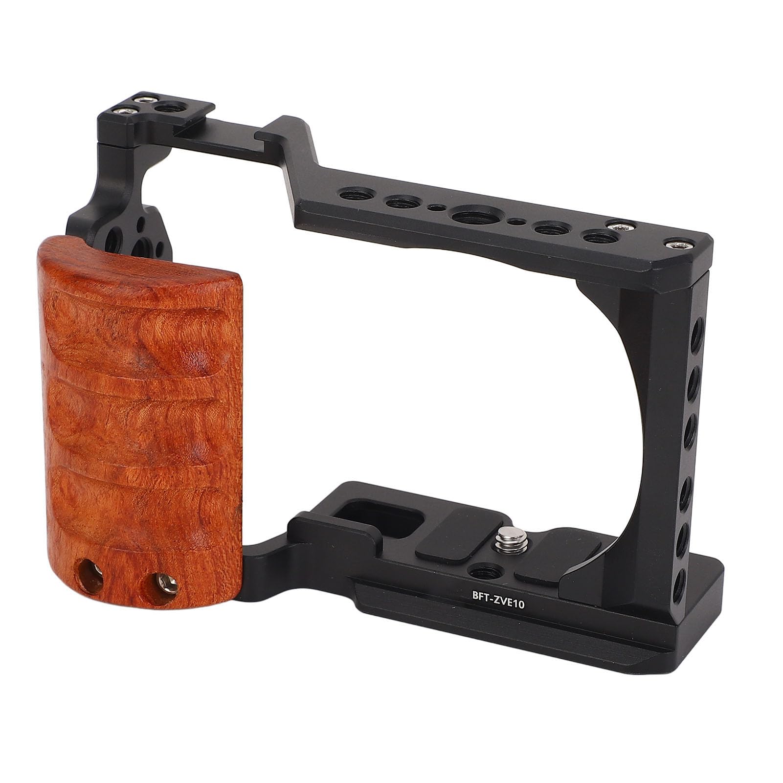 Gabbia per Fotocamera, Base Antiscivolo in Alluminio di Grado Aerospaziale Stile Arca Rig per Gabbia per Fotocamera, Lega di Alluminio con Ritagli Accurati per ZV E10