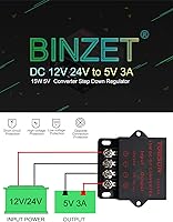 Vista 5 de Convertidor CC Regulador reductor 5V Regulado Fuentes de alimentación Convertidor de transformador (5V 3A 15W)