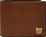 Fossil Men's RFID Flip ID Bifold Wallet, Black One Size