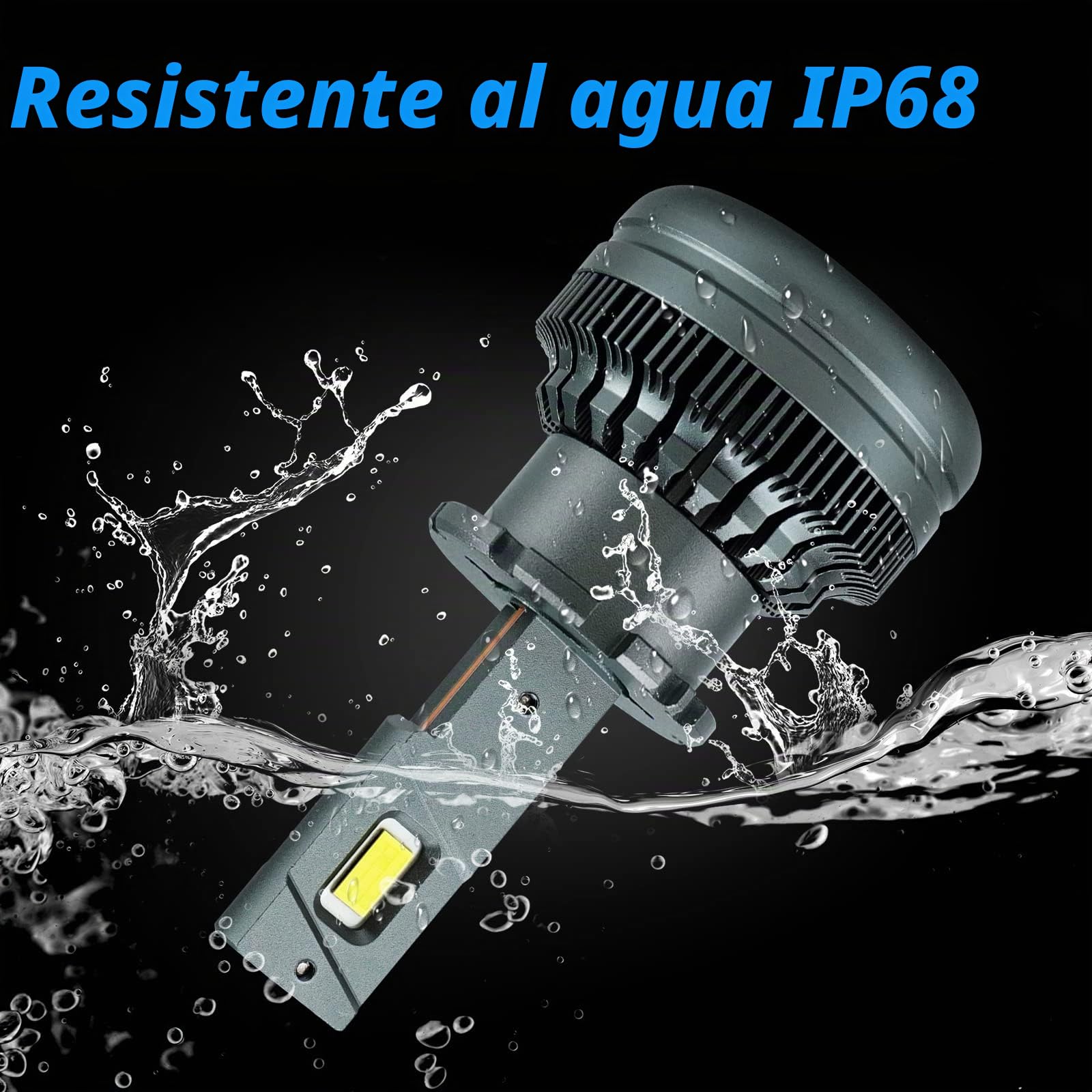 D-Lumina D2S D4S LED Bombillas LED para automóvil a prueba de errores 100% Canbus 90W 18000LM Reemplace las bombillas de xenón HID OEM Plug and Play - - 2 años de garantía (paquete de 2)