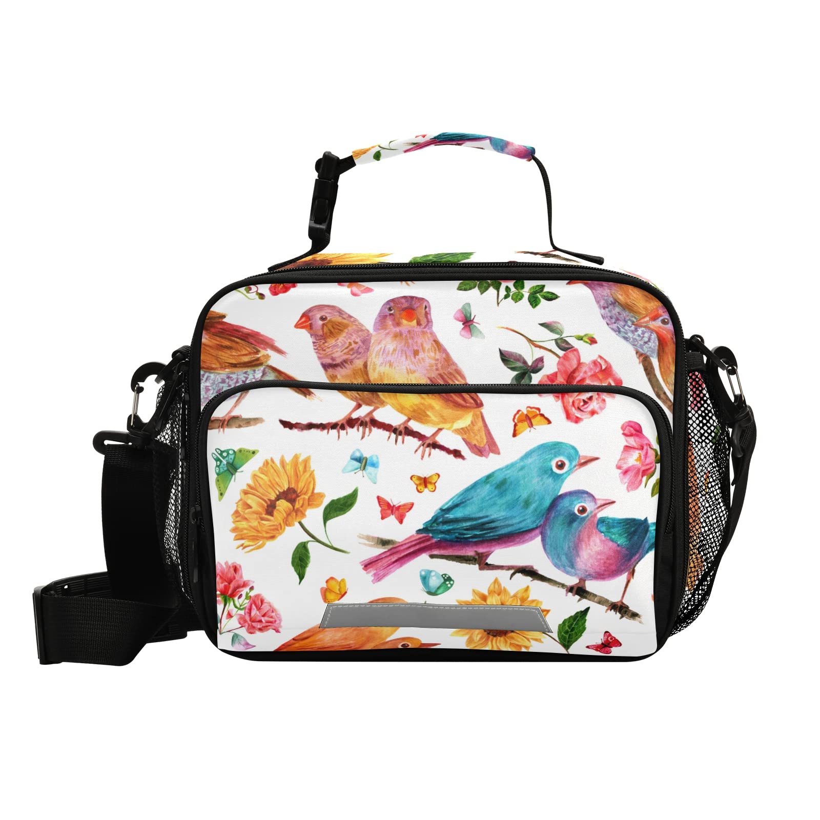 Uninni Borsa Pranzo Isolata Per Bambini 2-5 Anni - Design Animaletto, Con Tasca Per Bottiglia, Leggera - 2