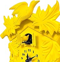 Vista 3 de WALPLUS Reloj de Cuco Sonoro con Pájaro Aleteando, Relojes de Cuco con Volumen Ajustable, Relojes Coo Coo para Decoración de Pared, Funciona