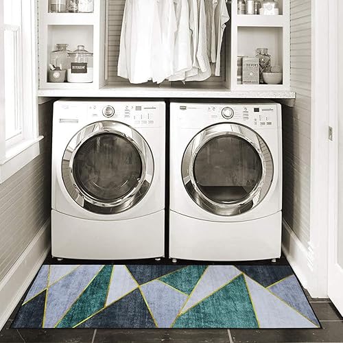 Miniatura 6 de Helthep Alfombra de cocina, alfombra multifuncional para interiores y exteriores, antideslizante, lavable, absorbente de agua, esencial para el