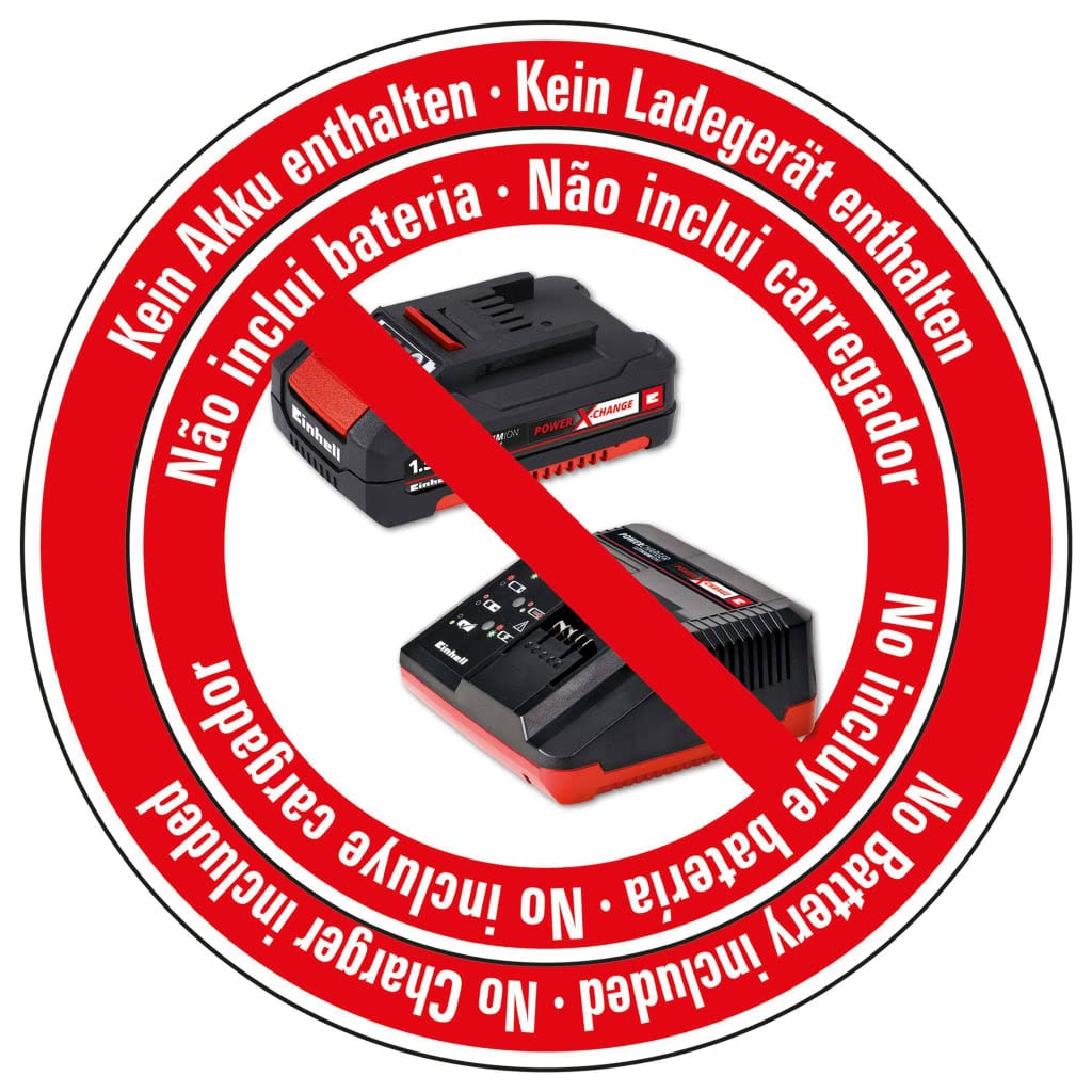 Einhell Akumulatorowa pompa ogrodowa AQUINNA 36/30 Power X-Change (Li-ion, 36 V, 2,6 bar, przepływ 3000 l/h, wlew wody i korek spustowy, zabezpieczenie termiczne, bez akumulatora i ładowarki)
