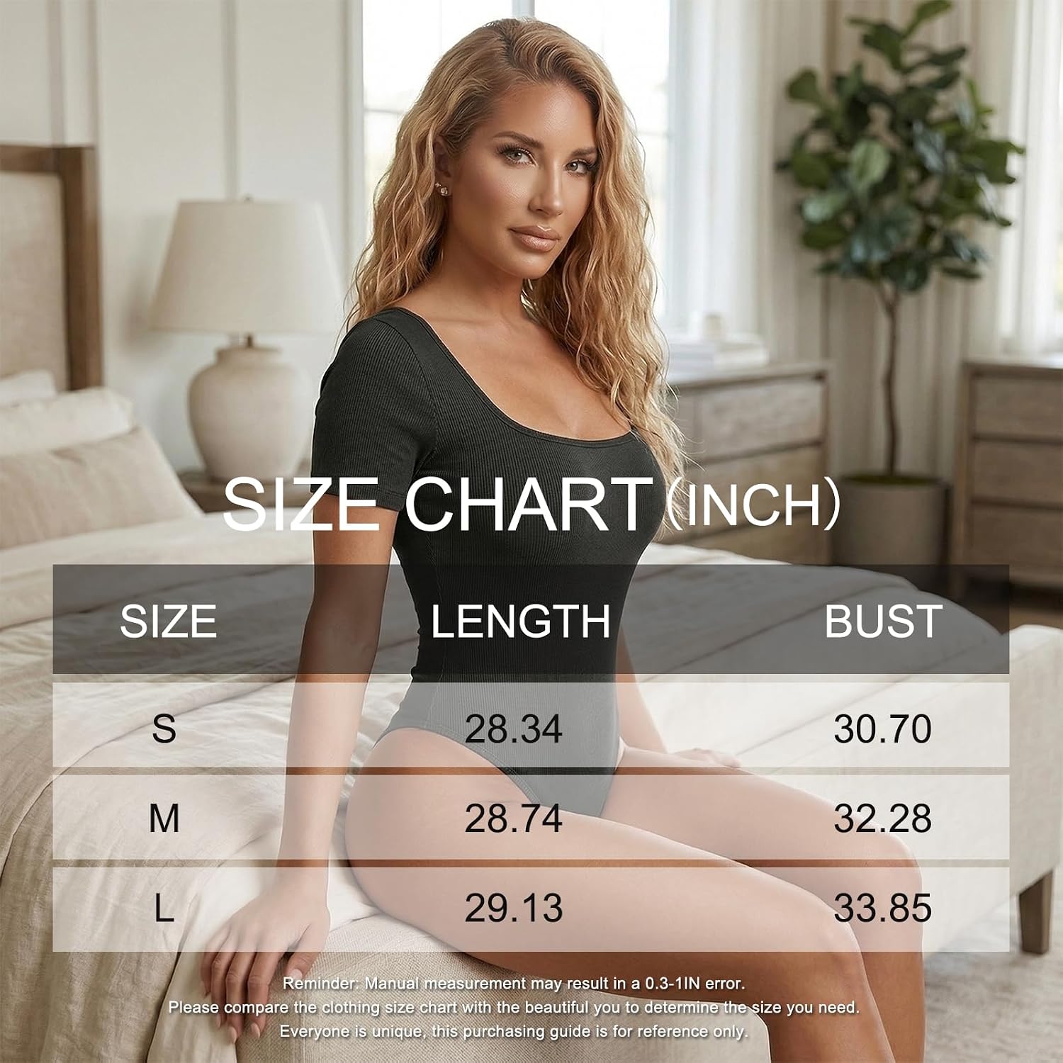 Short Sleeve Bodysuits for Women Square Neck Body Suits Summer Basic T Shirts Body Suit Shirts Tops Black