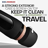 Vista 5 de Doc Johnson Main Squeeze Ariana Marie - Placa de apriete para presión precisa - Tapa de extremo giratorio para controlar la succión - Discreto