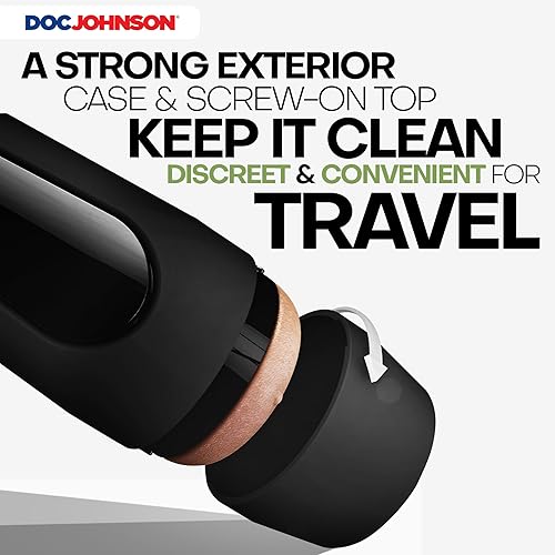 Miniatura 5 de Doc Johnson Main Squeeze Ariana Marie - Placa de apriete para presión precisa - Tapa de extremo giratorio para controlar la succión - Discreto