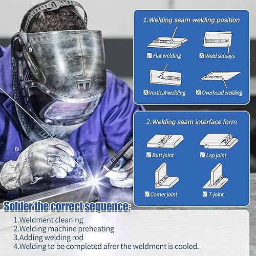 Miniatura 6 de 45 varillas de soldadura de aluminio, varillas de soldadura de aluminio, 116 '' (0.063 in) x 13 '' de baja temperatura Easy Melt soldadura de