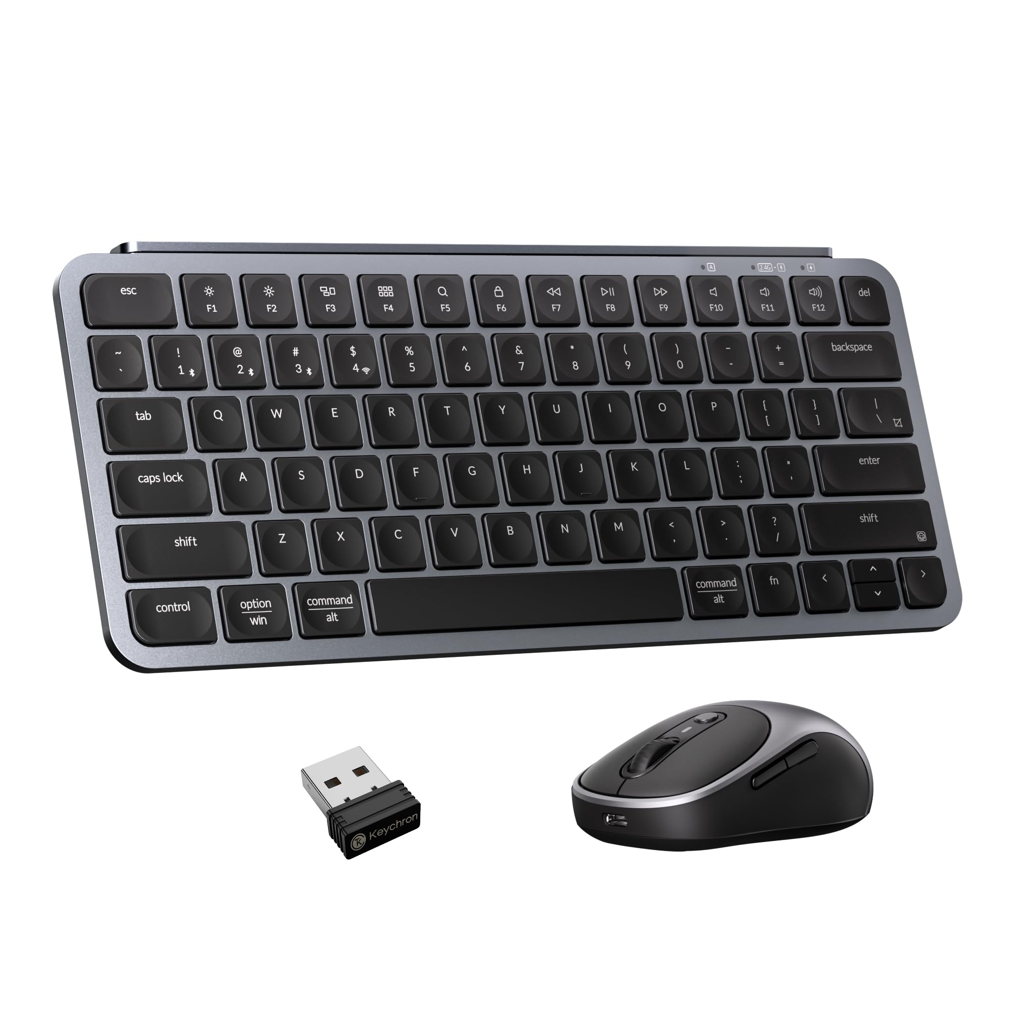 Amazon.com: Keychron B1 Pro 75% Wireless Keyboard & BM24 Mouse