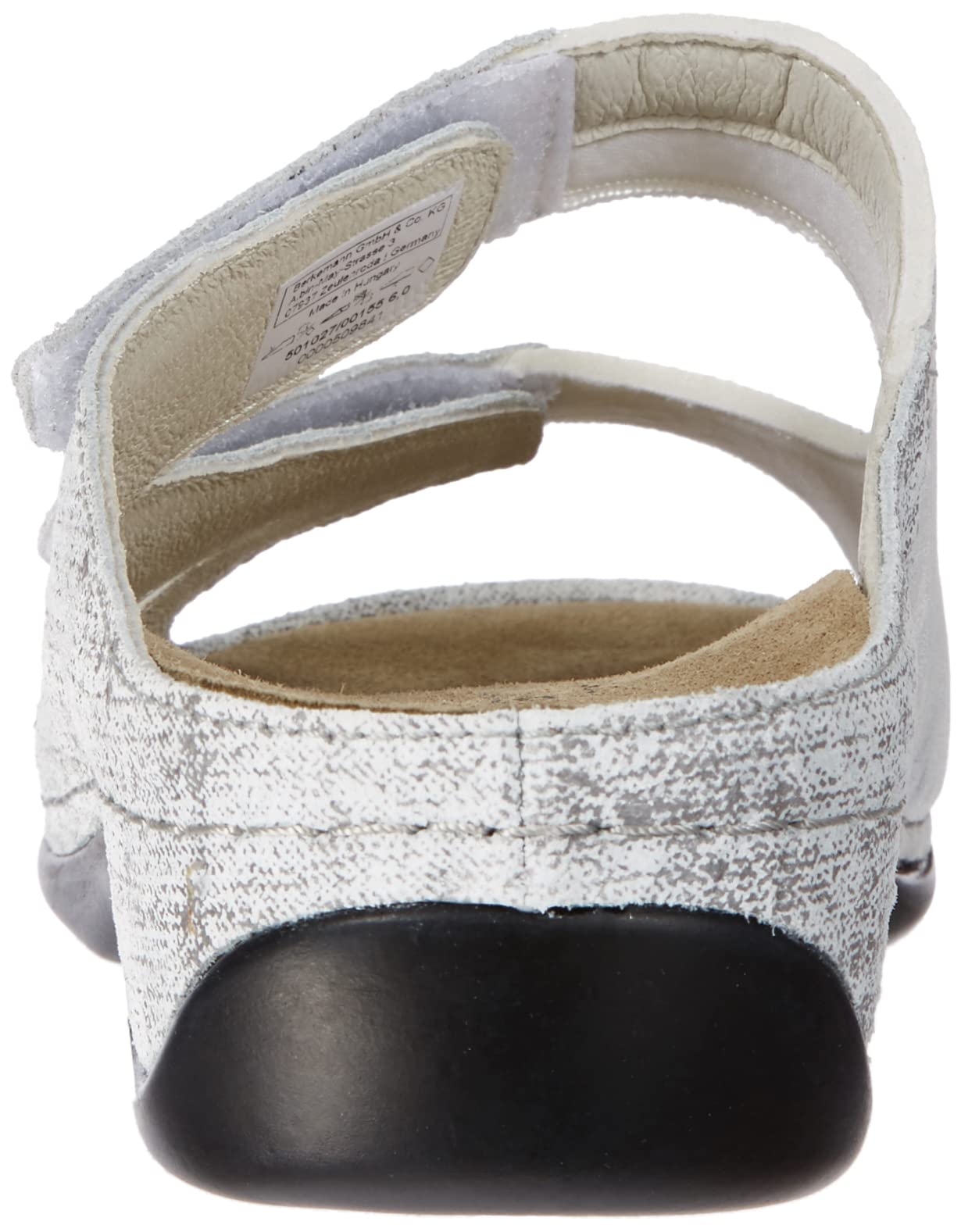 Berkemann Damskie kapcie Janna, Washed Grey Linen, 42 2/3 EU