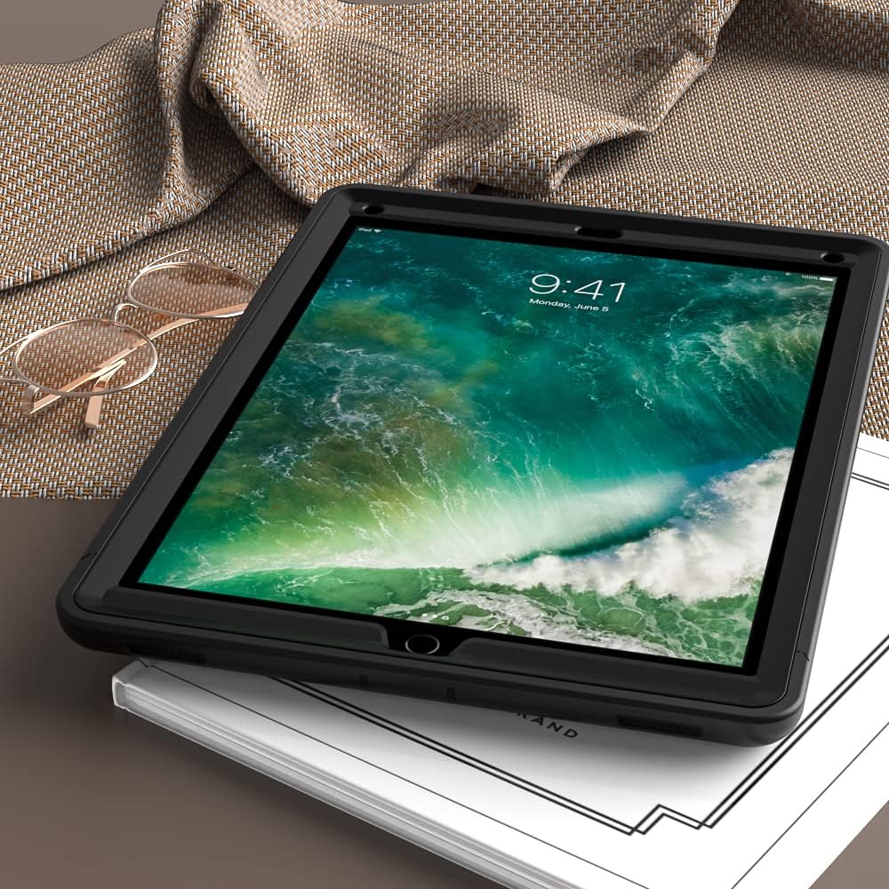 Puxicu Case for iPad Pro 12.9 Case 2017/2015 (Old Model,1st & 2nd Gen), Heavy Duty Rugged Protective, Cover for iPad Pro 12.9" (Model: A1584 A1652 A1670 A1671), Black - Image 7