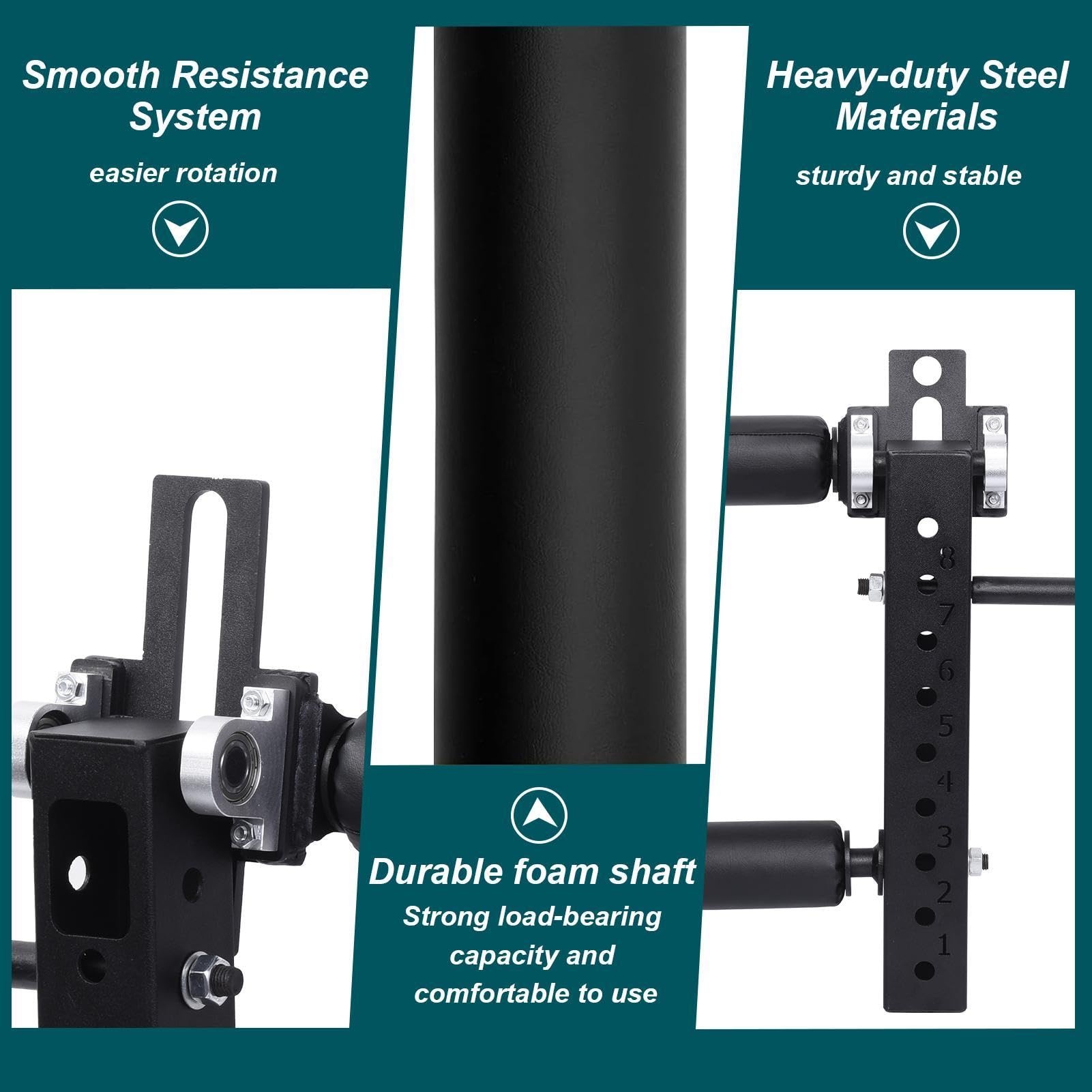 Beinstreck Beinbeuge-Aufsatz für Squat Rack Verstellbares Beintrainingsgerä | Verstellbares Beintrainingsgerät aus Stahl, Leg Extension Curl Trainer Zubehör für Home Gym, Krafttraining und Fitnessstudio