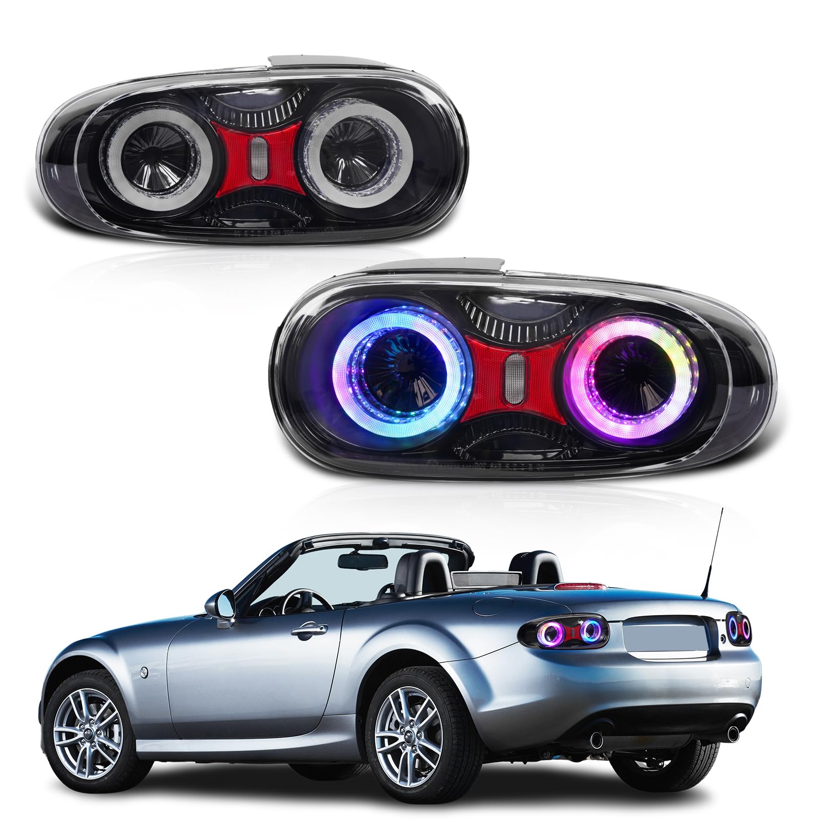 Amazon.com: Archaic Tail Lights Compatible for Mazda MX-5 MK3