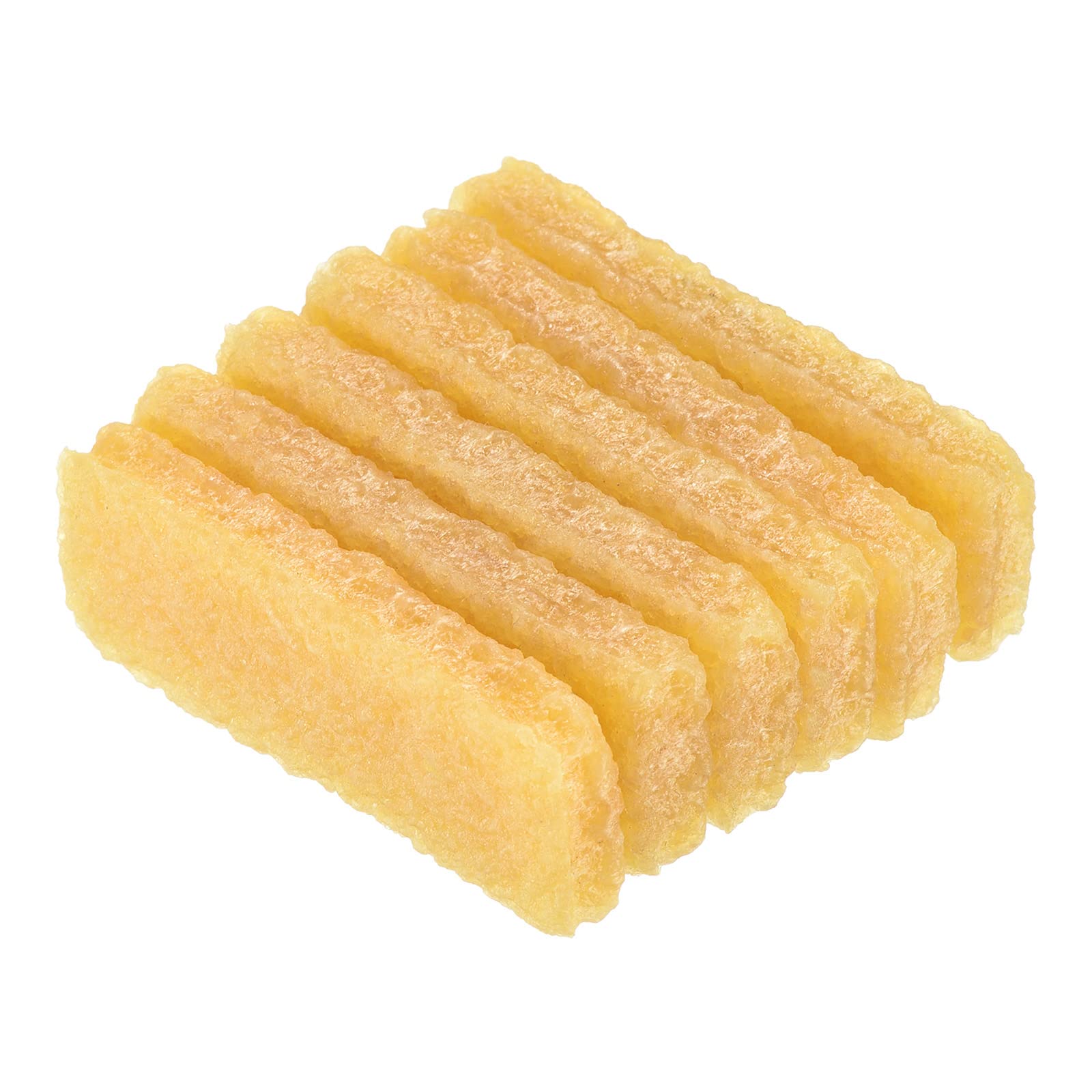 M METERXITY 6 Pack Rubber Residue Eraser - Cleaning Tool for Removing Adhesive Glue from Paper Plastic, Apply to Art Craft (Yellow, 6.5cmx2.2cmx1cm)