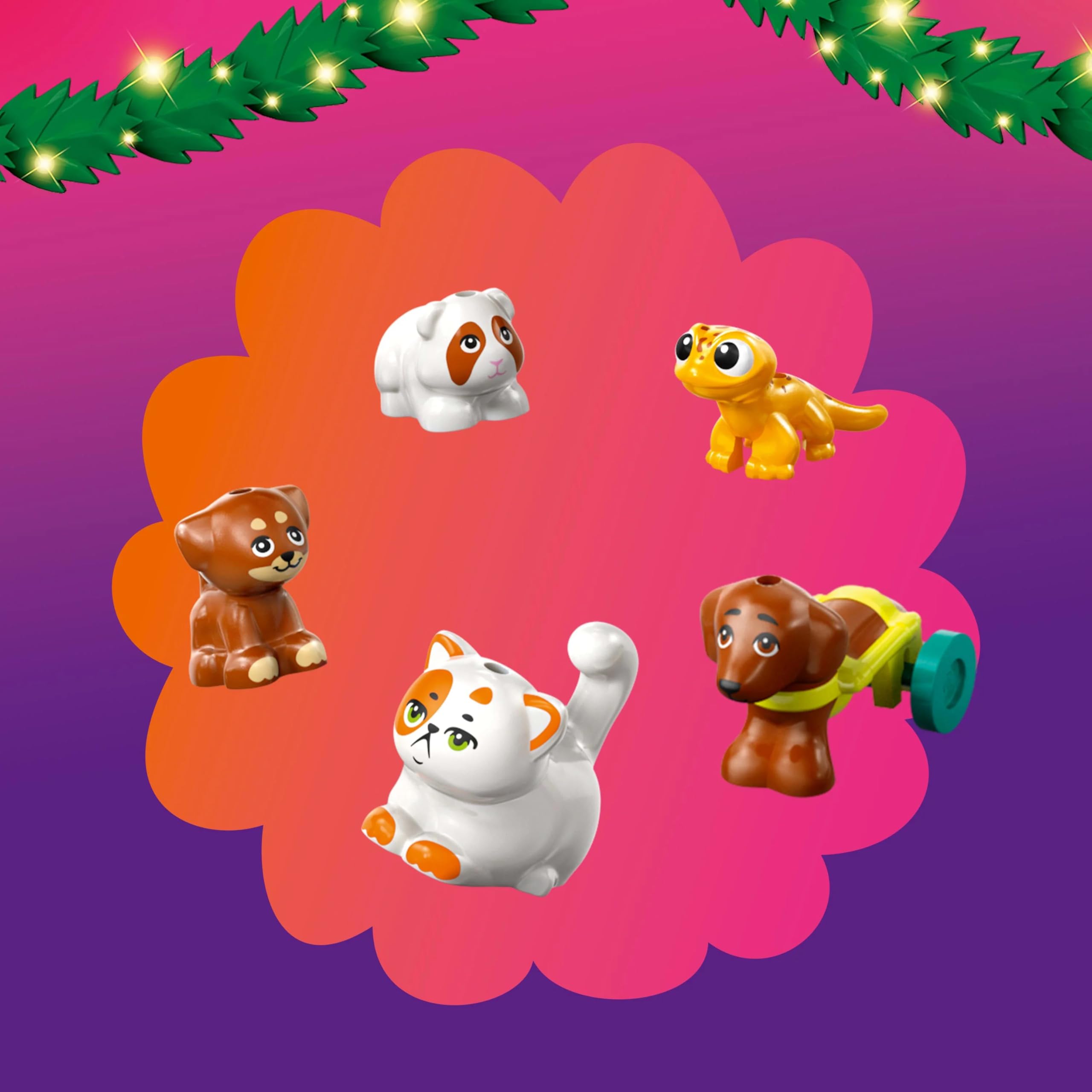 LEGO Friends Calendario de Adviento 2025 para Niñas de 6+ Años - Juguete para la Cuenta Atrás de Navidad con 24 Sorpresas Inc. 5 Mini Muñecas, 5 Figuras de Animales y Accesorios Adorables 42668