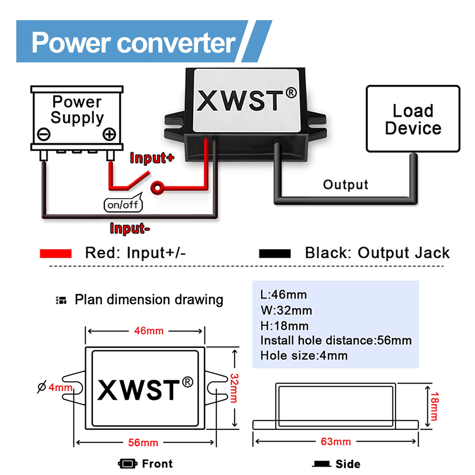Conversor De Tens?o Dc Dc 8-40v 12v 24v Para 13,8v 3a | Parcelamento