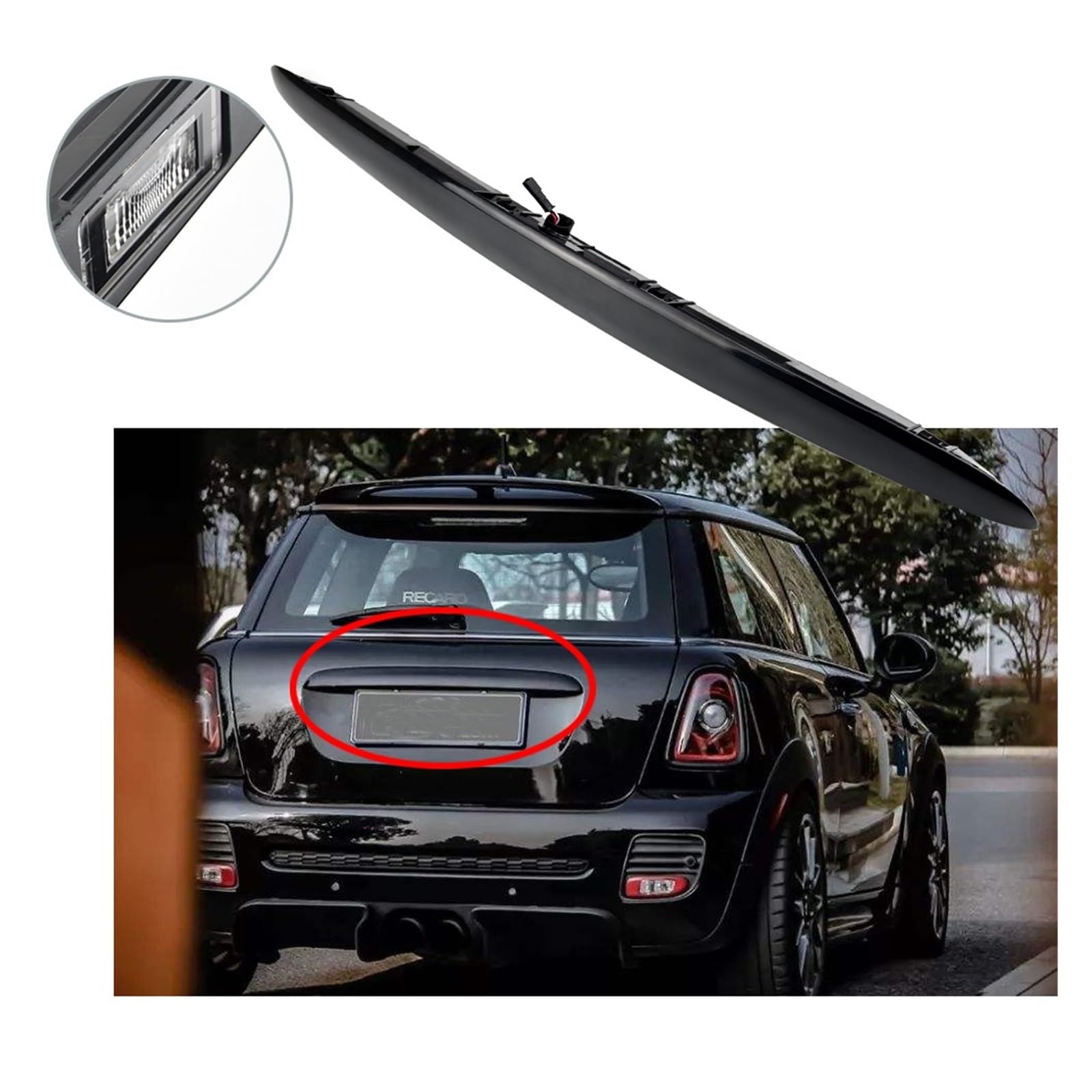 Amazon.co.jp: ハッチトランクハンドル交換用互換ミニ互換クーパー R55