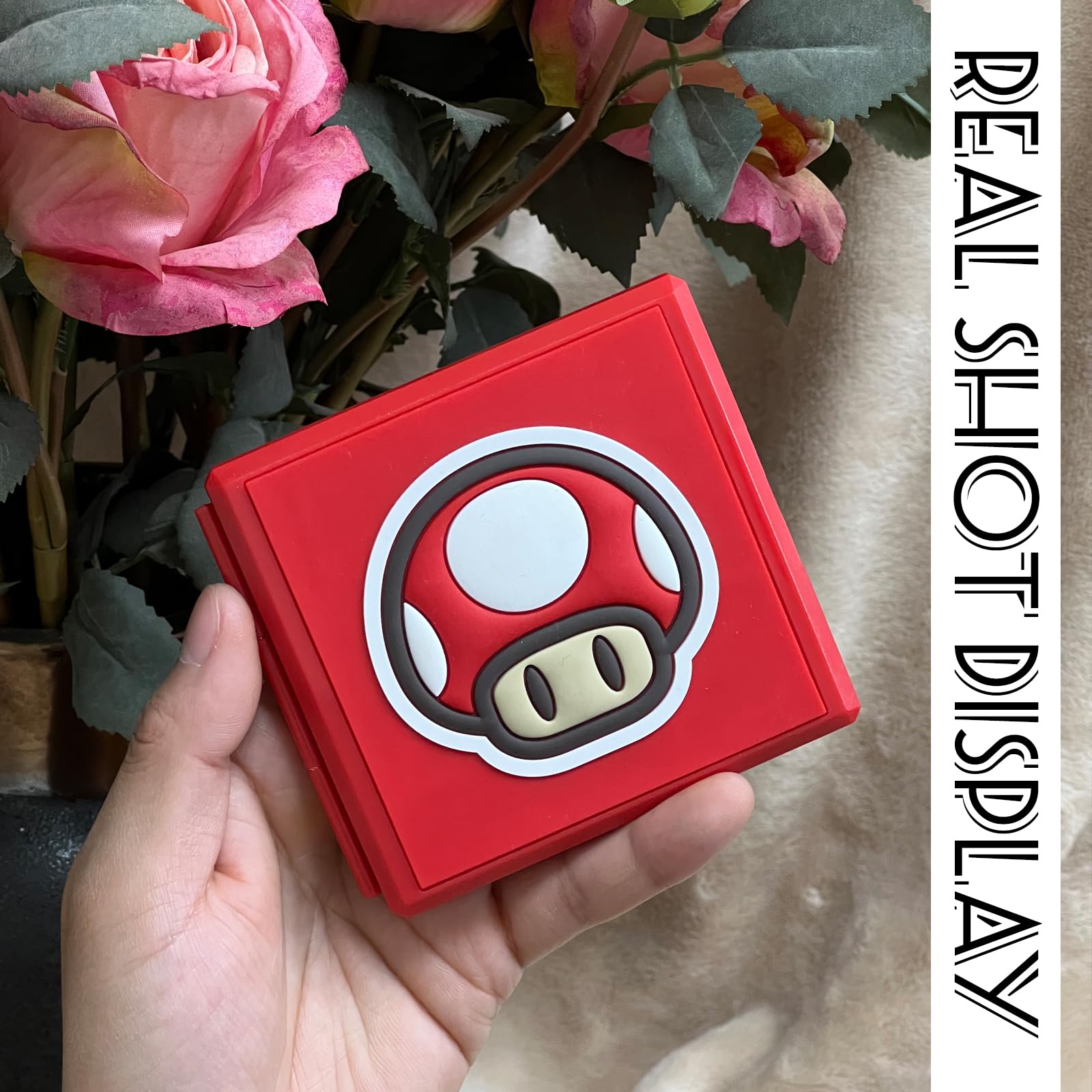BAYINBROOK Estuche para Tarjetas de Juego Switch, Caja con 12 Ranuras, Carcasa Dura Impermeable, Organizador Portátil para Juegos y Accesorios (B05)