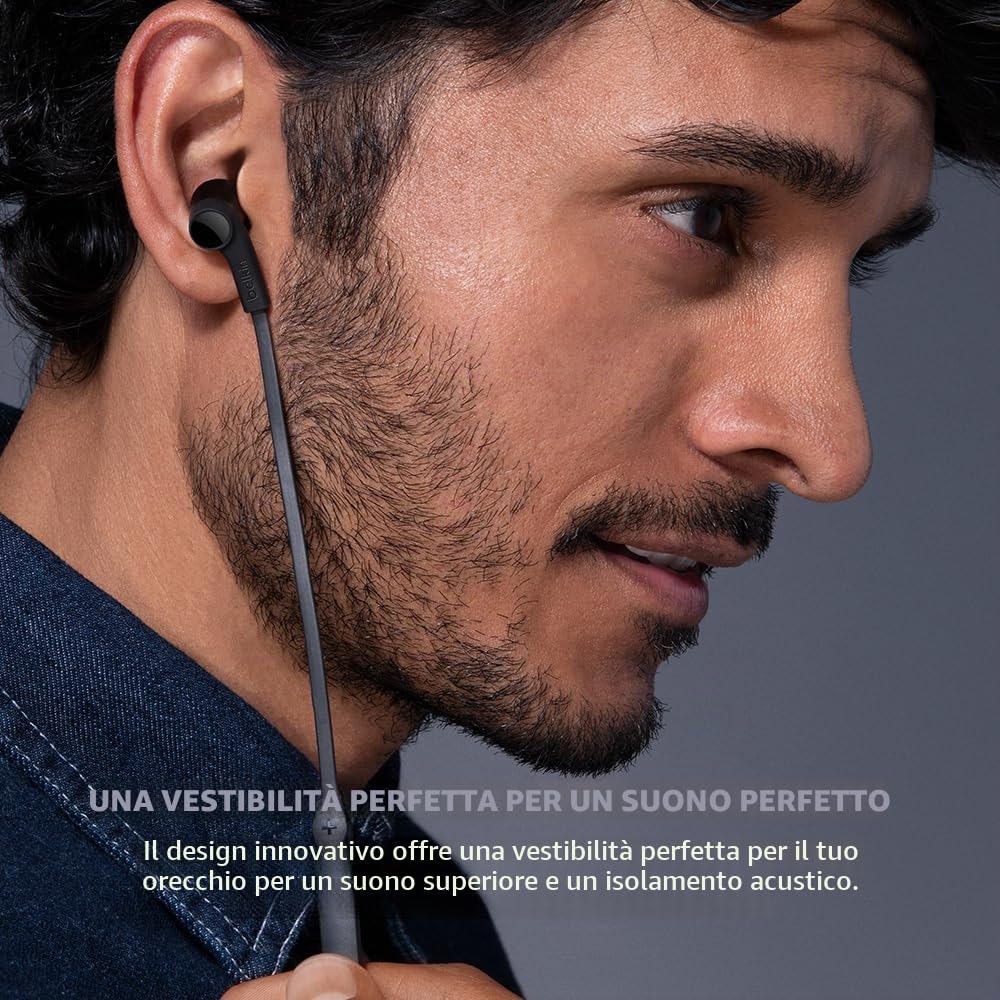 Belkin SoundForm Cuffie per Telefono con Connettore Lightning (Cuffie Lightning per iPhone 13, 13 Pro, 13 Pro Max, 13 mini, 12, 12 Pro, 12 Pro Max, 12 mini, 11, XS, X, SE, 8 Plus, 8, 7), Nero