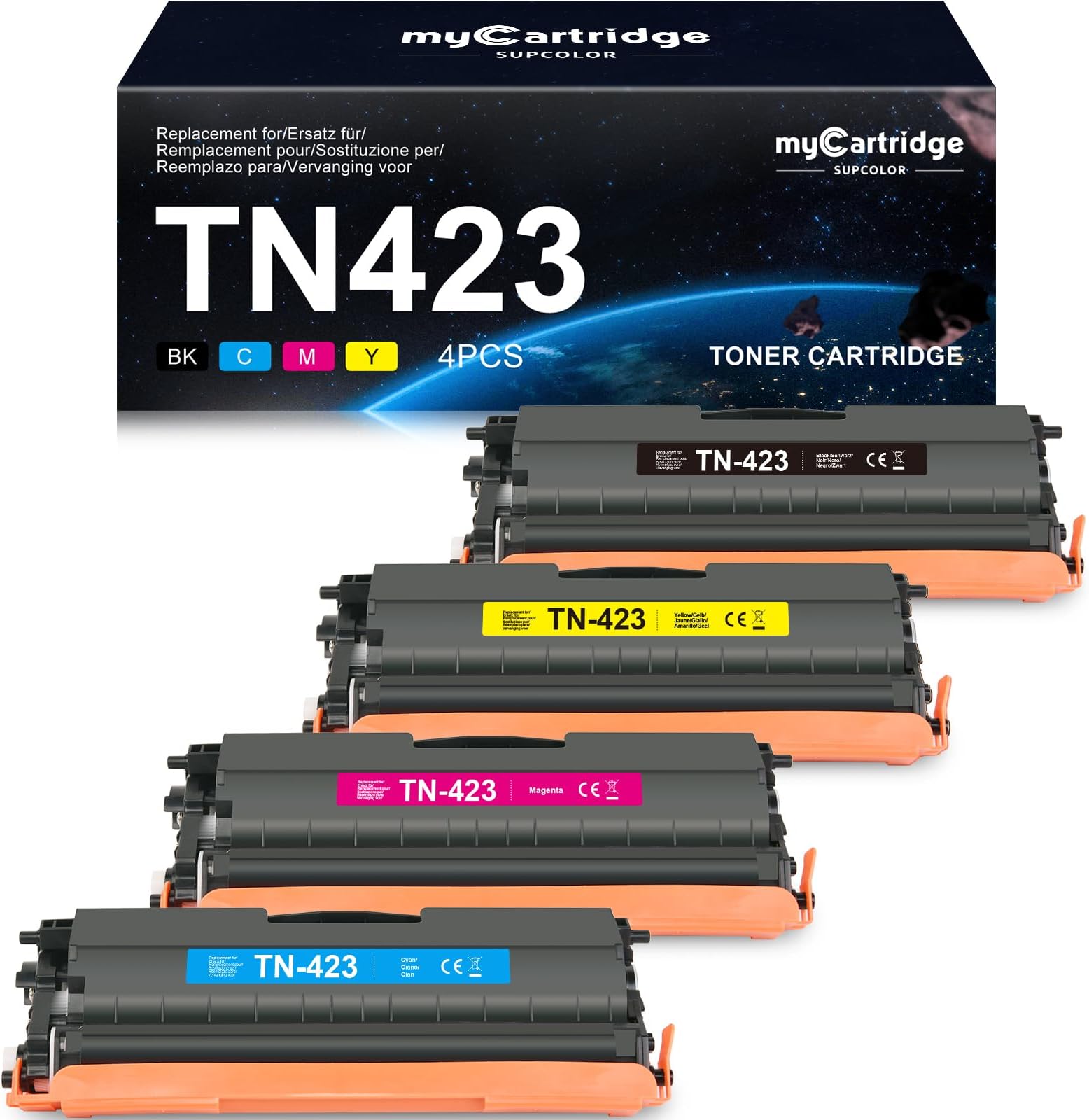 Coloran TN423 TN-423 FC-l8690cdw Toner Kopatibel für Brother TN-423