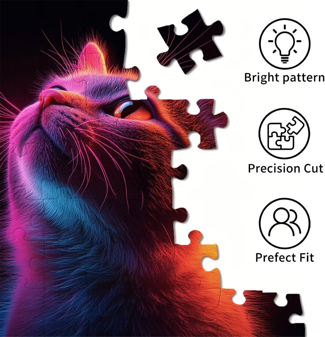 Puzzle 6000 Pieces Chats Puzzle Adulte 179x105cm, Animal, n-500